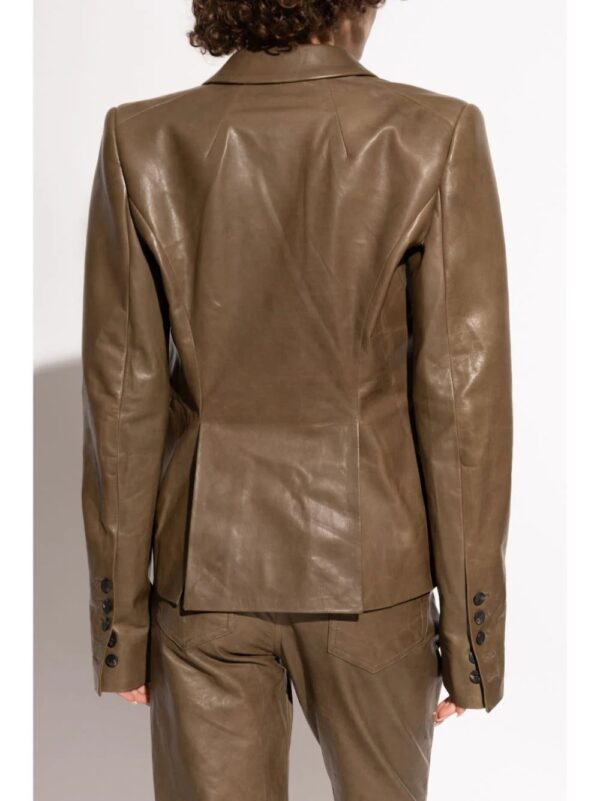 Rick Owens  leather blazer - Image 4