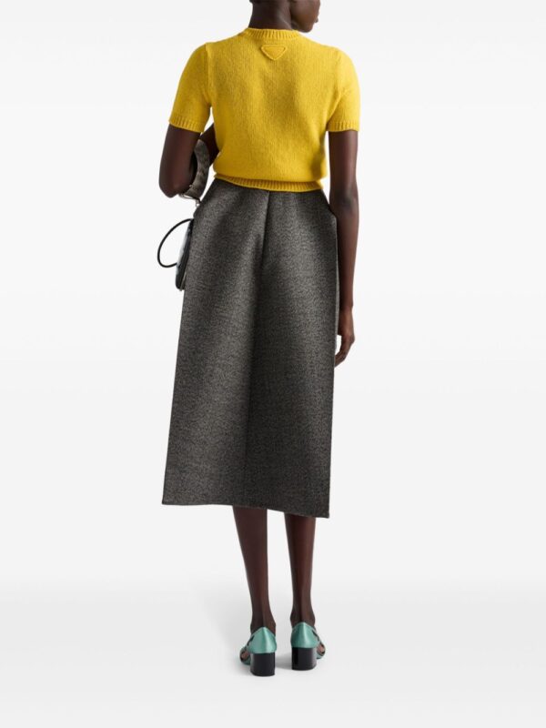 Prada  Mouliné midi skirt - Image 4