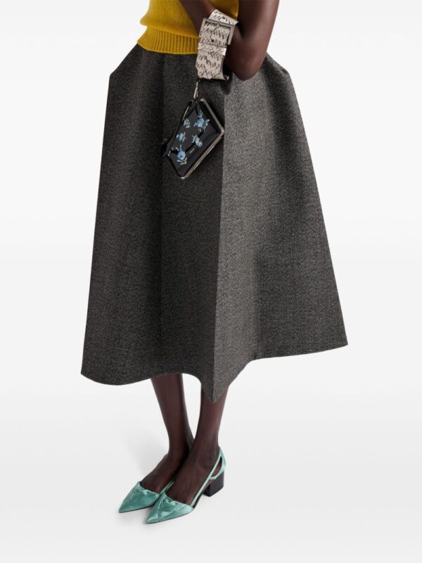 Prada  Mouliné midi skirt - Image 3