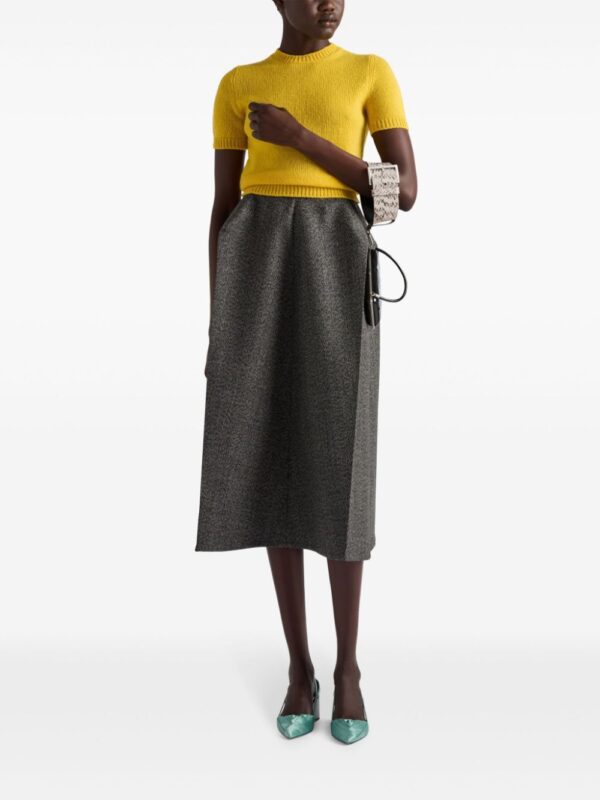 Prada  Mouliné midi skirt - Image 2