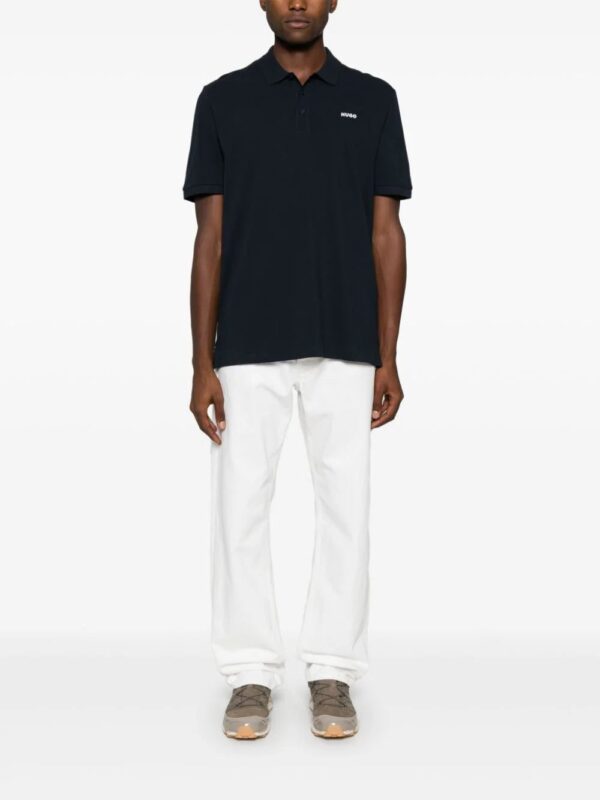 HUGO  raised-logo polo shirt - Image 2