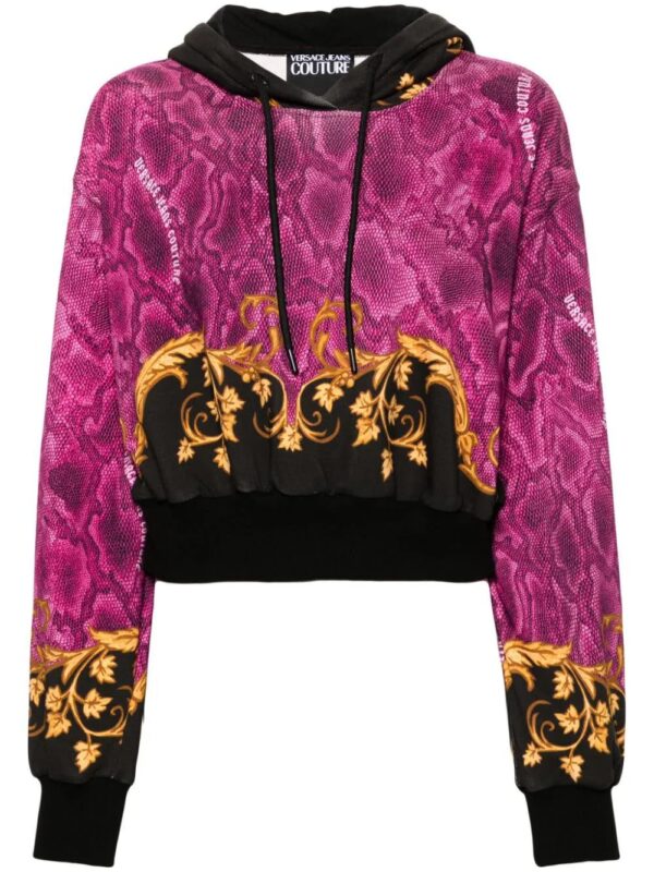 Versace Jeans Couture  Barocco-print hoodie