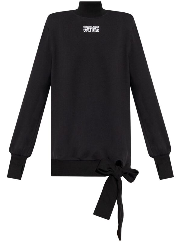Versace Jeans Couture  logo-print cotton mini dress
