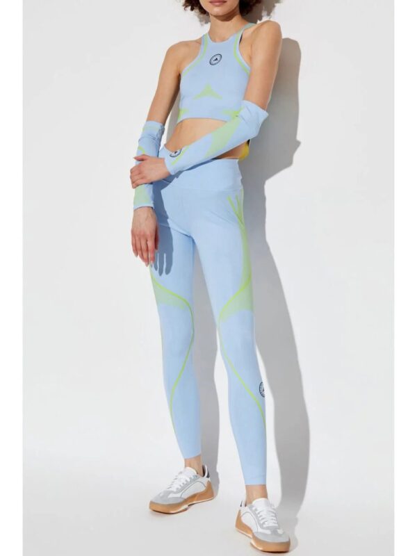 adidas by Stella McCartney  logo-print high-waisted leggings - Image 2