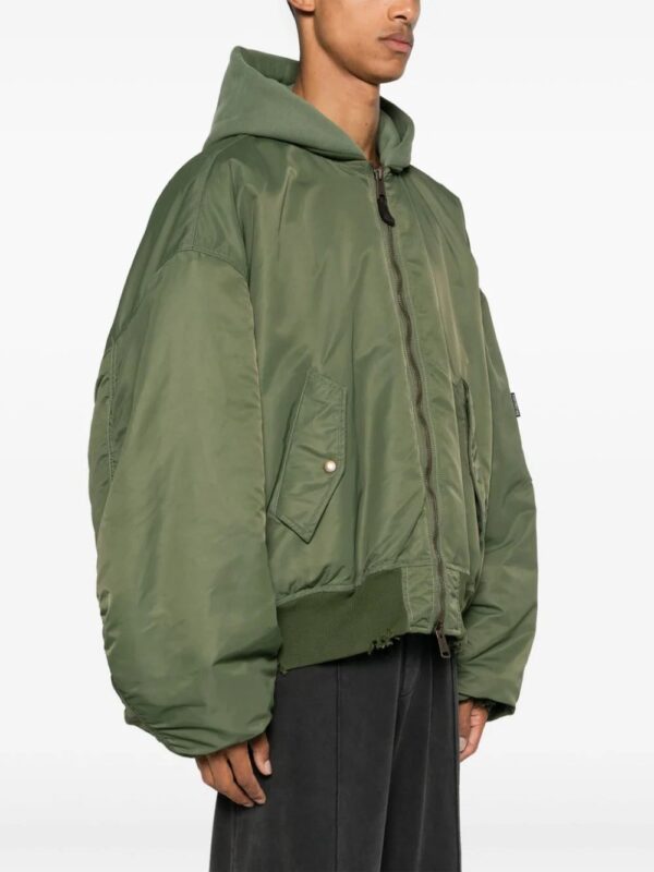 Balenciaga  distressed bomber jacket - Image 3