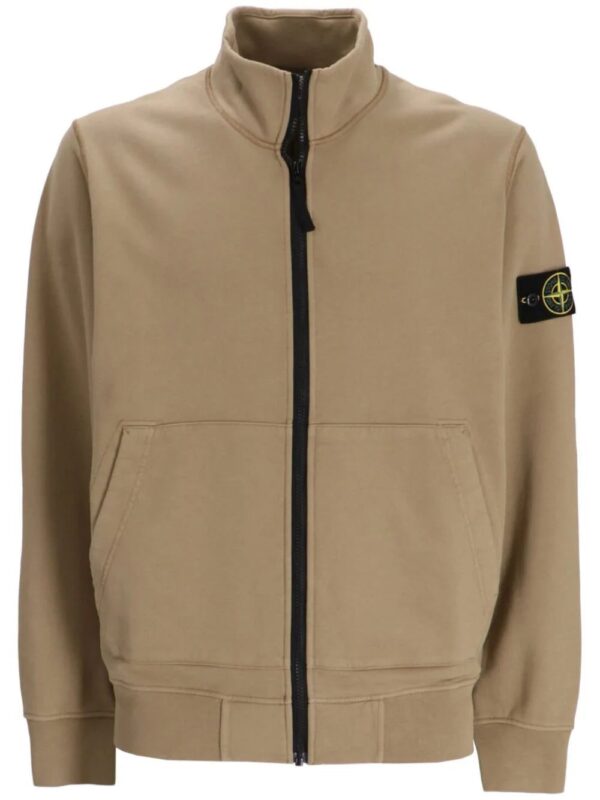 Stone Island  Compass-badge cotton jacket