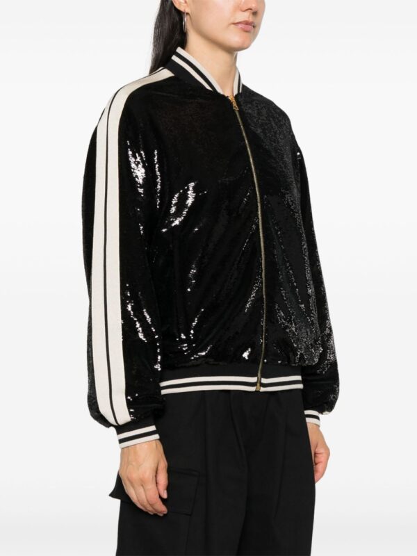 Palm Angels  sequinned bomber jacket - Image 3