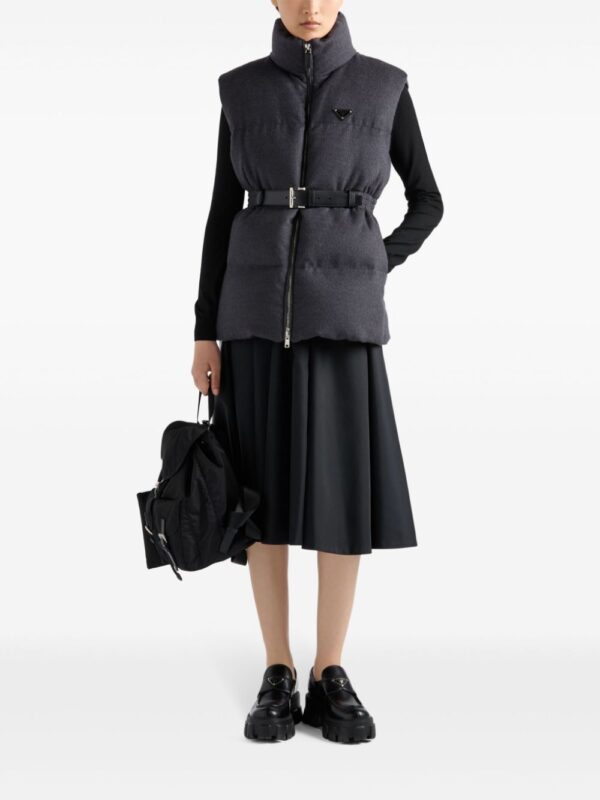 Prada  belted down-padded gilet - Image 2