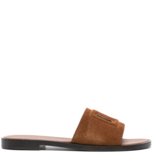 Dolce & Gabbana  cut-out-logo suede sandals