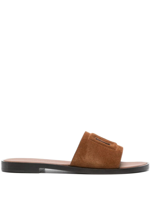 Dolce & Gabbana  cut-out-logo suede sandals
