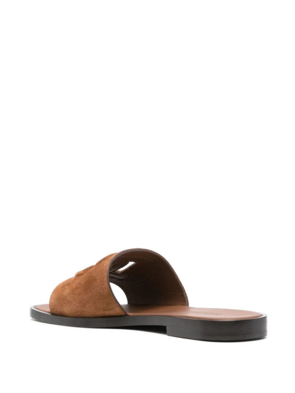 Dolce & Gabbana  cut-out-logo suede sandals - Image 3