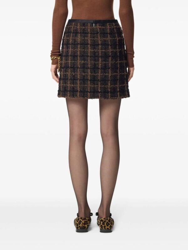 Versace  bouclé tweed pencil skirt - Image 4
