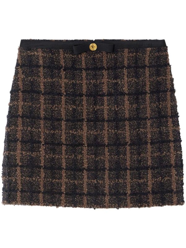 Versace  bouclé tweed pencil skirt