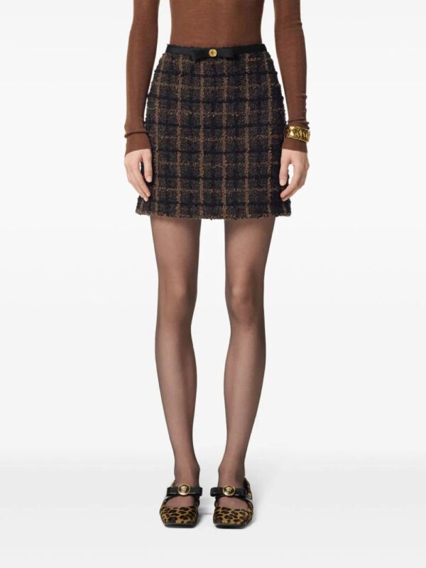 Versace  bouclé tweed pencil skirt - Image 3