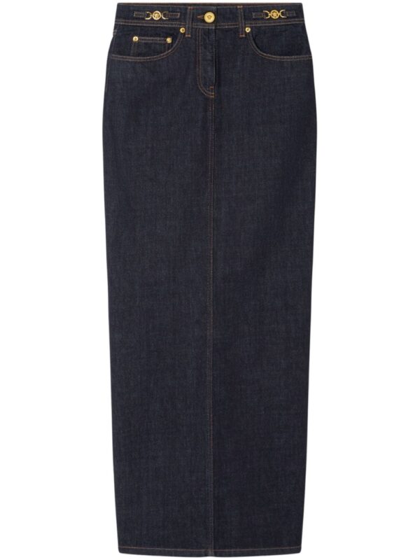 Versace  Medusa '95 denim skirt