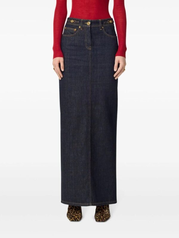 Versace  Medusa '95 denim skirt - Image 3