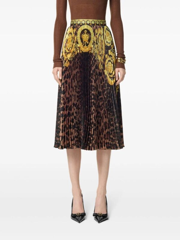 Versace  Wild Barocco pleated mini skirt - Image 3