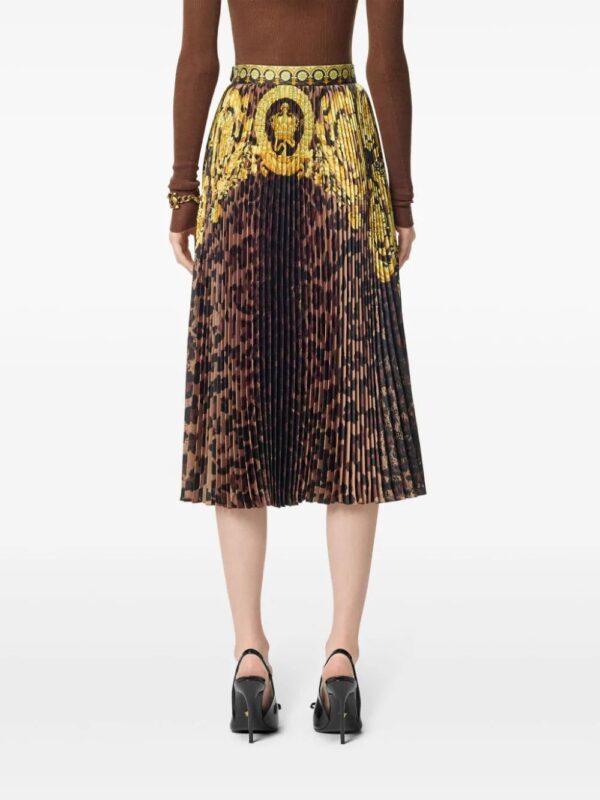 Versace  Wild Barocco pleated mini skirt - Image 4