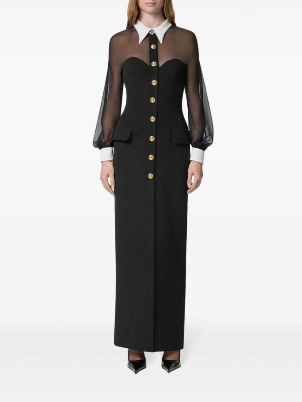 Versace  silk maxi dress - Image 3
