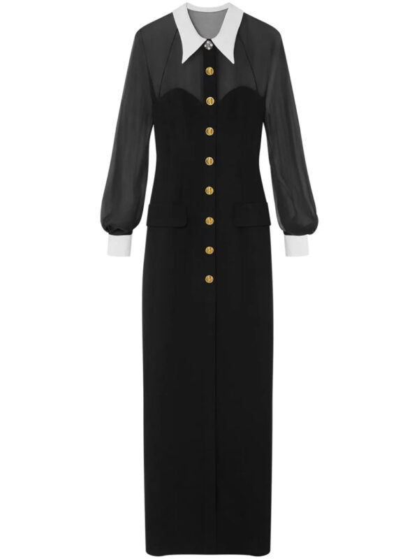 Versace  silk maxi dress