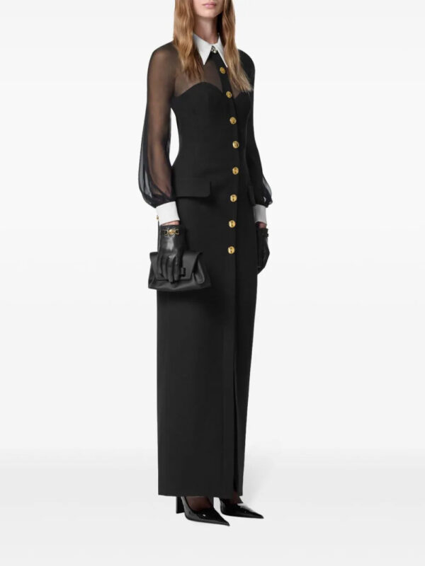 Versace  silk maxi dress - Image 2