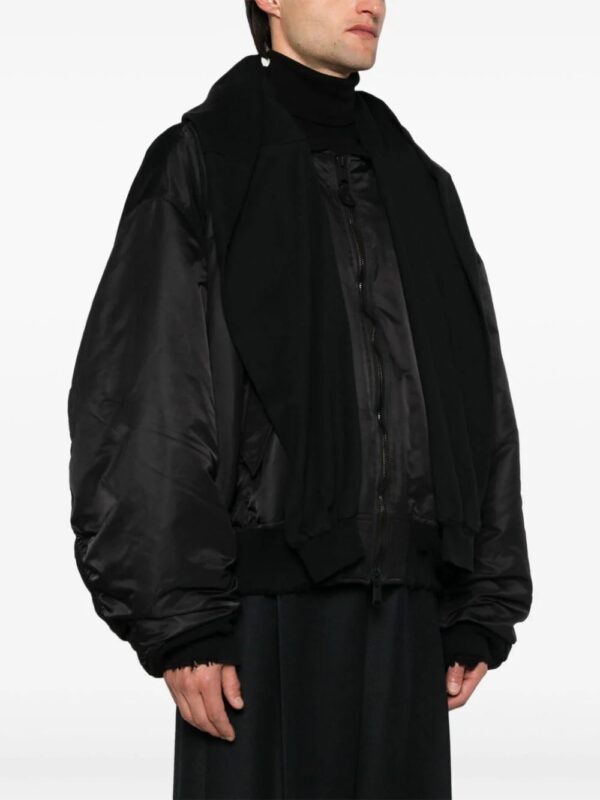Balenciaga  logo-tag bomber jacket - Image 3