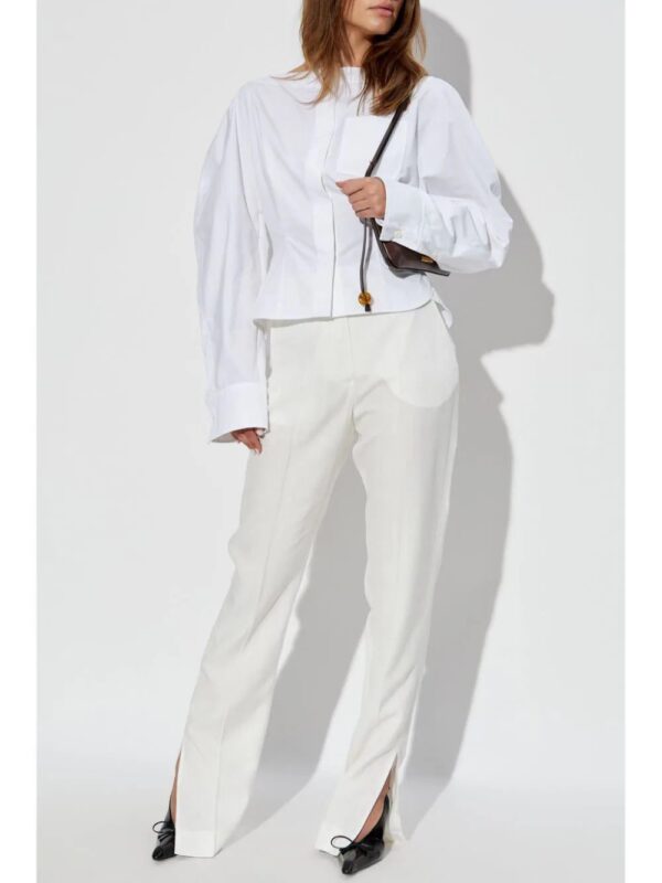 Jacquemus  charm-detail trousers - Image 2