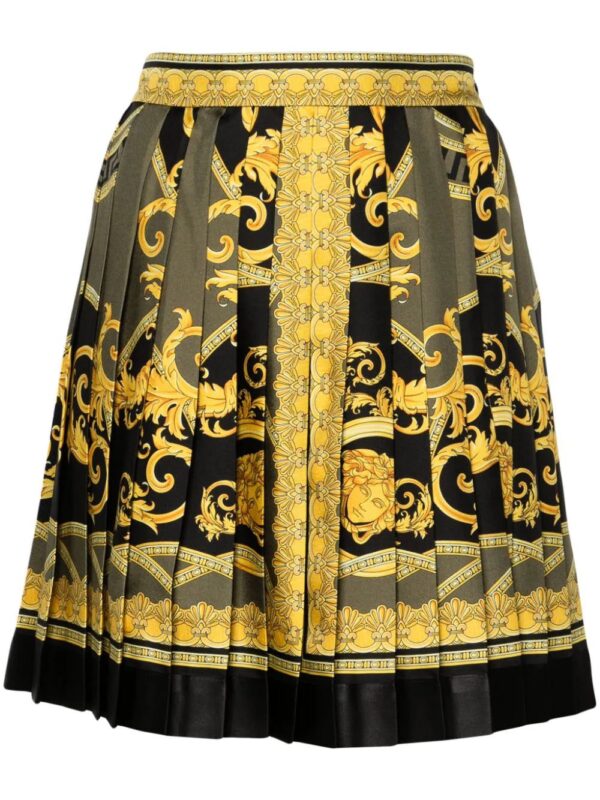 Versace  La Coupe des Dieux silk pleated skirt