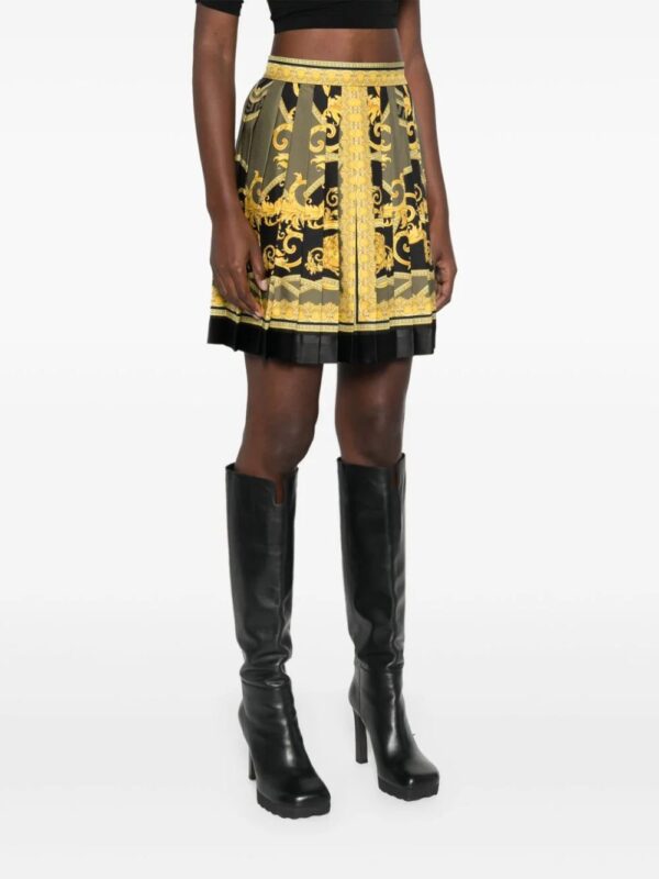 Versace  La Coupe des Dieux silk pleated skirt - Image 3
