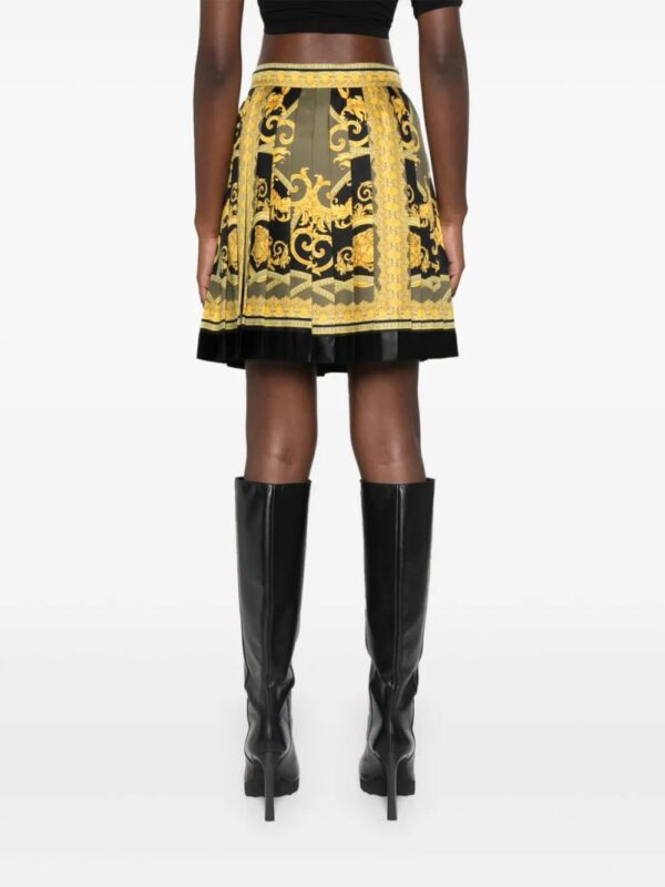 Versace  La Coupe des Dieux silk pleated skirt - Image 4