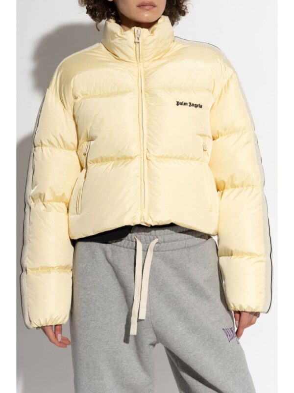 Palm Angels  logo-embroidered puffer jacket - Image 3