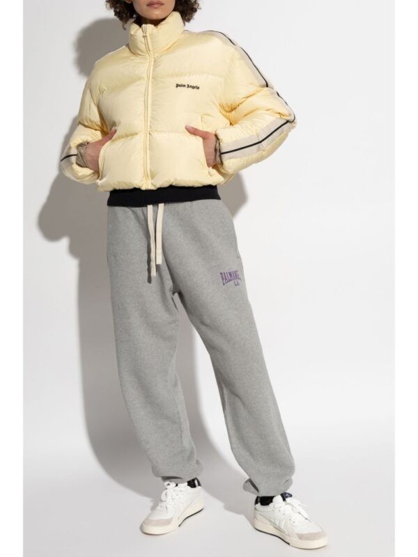 Palm Angels  logo-embroidered puffer jacket - Image 2