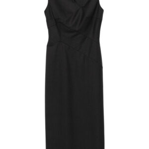 Alexander McQueen  pinstriped midi dress