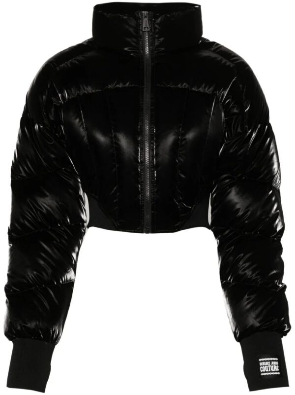 Versace Jeans Couture  laminated puffer jacket