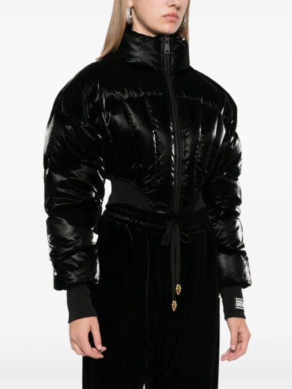 Versace Jeans Couture  laminated puffer jacket - Image 3