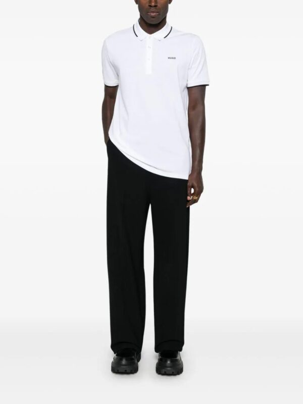 HUGO  logo-appliqué polo shirt - Image 2