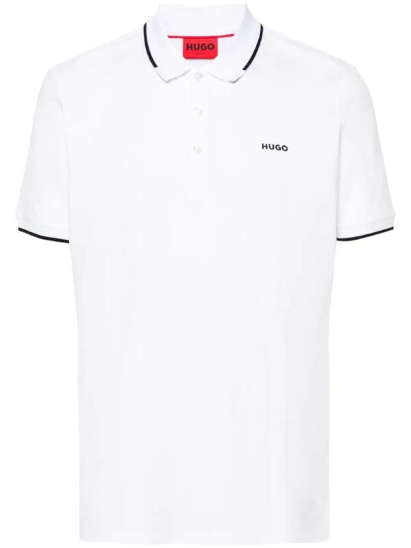HUGO  logo-appliqué polo shirt