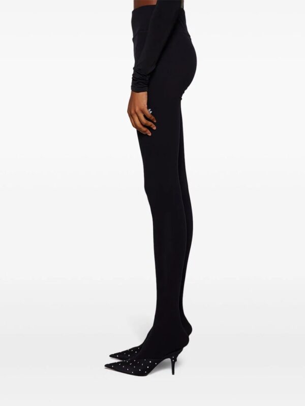 Balenciaga  reflective-logo leggings - Image 4