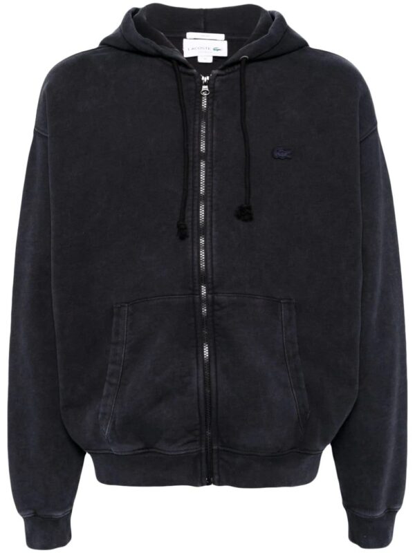 Lacoste  logo-patched hooded jacket