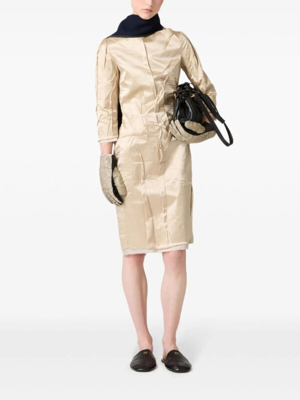 Miu Miu  crêpe satin silk dress - Image 2