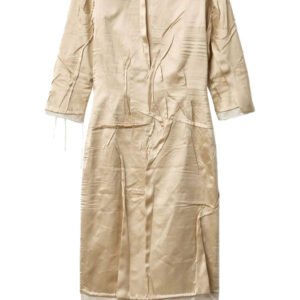 Miu Miu  crêpe satin silk dress