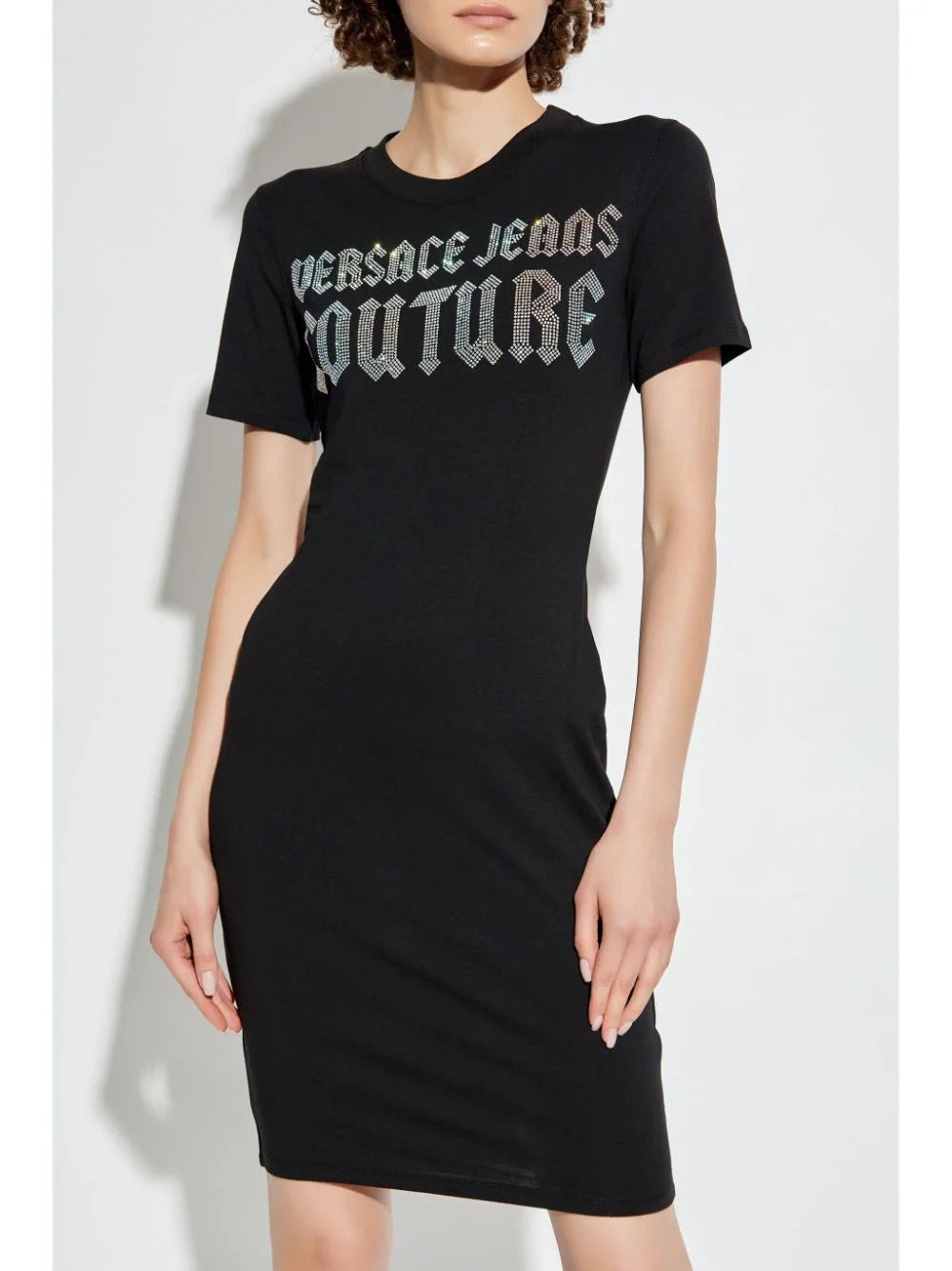 Versace Jeans Couture logo-embellished mini dress - Image 3