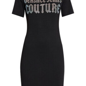 Versace Jeans Couture logo-embellished mini dress