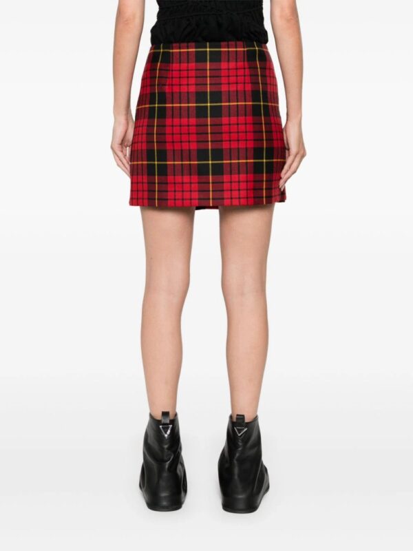 Alexander McQueen  tartan-check mini skirt - Image 4