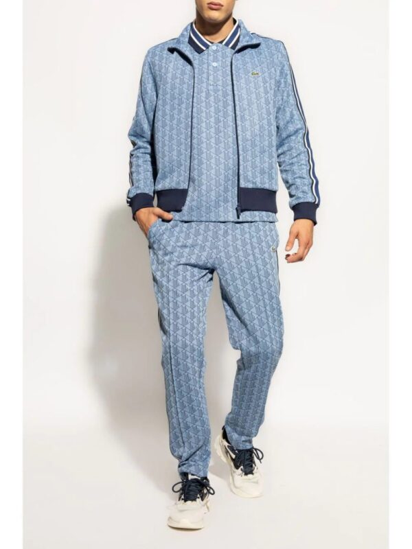 Lacoste  monogram-pattern jacket - Image 2