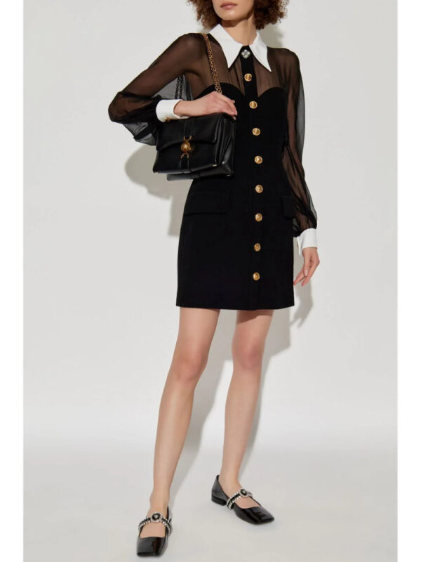 Versace  panelled bustier mini dress - Image 2