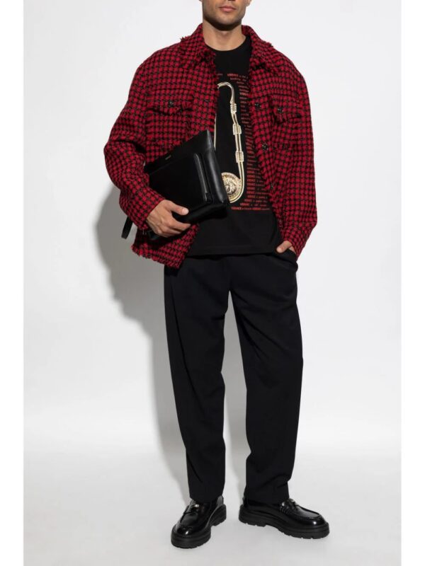 Versace  tweed shirt jacket - Image 2