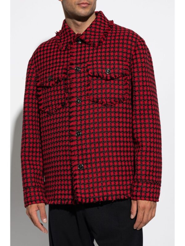 Versace  tweed shirt jacket - Image 3
