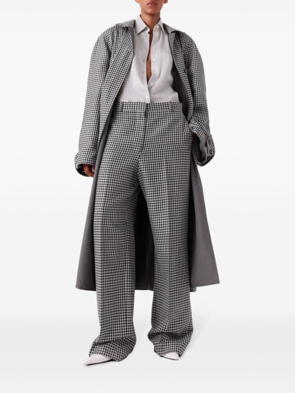 Stella McCartney  checked straight-leg trousers - Image 2