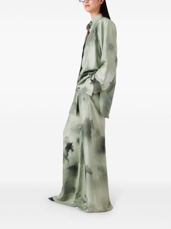 Stella McCartney  horse-print palazzo trousers - Image 3